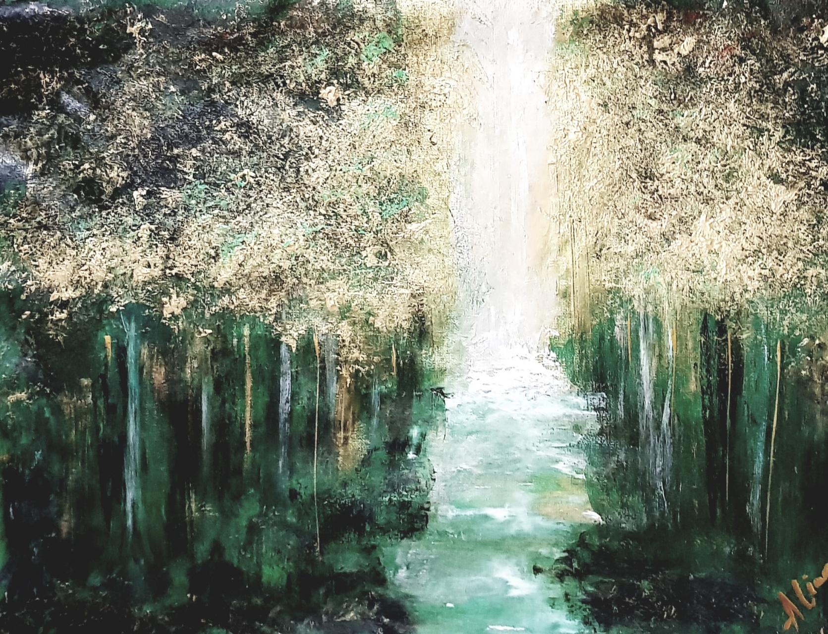 ArteDiAlina.com painting: enchanted Forest